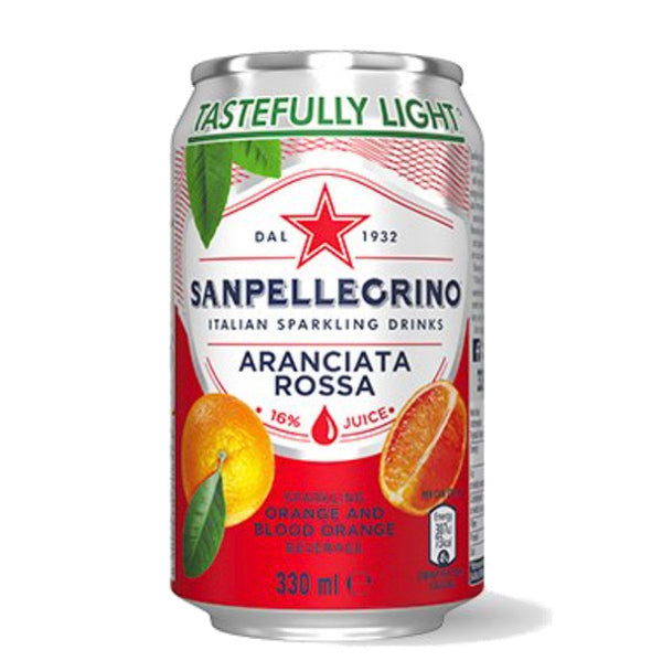 Sanpellegrino Aranciata Rossa Drink - Can 330ml