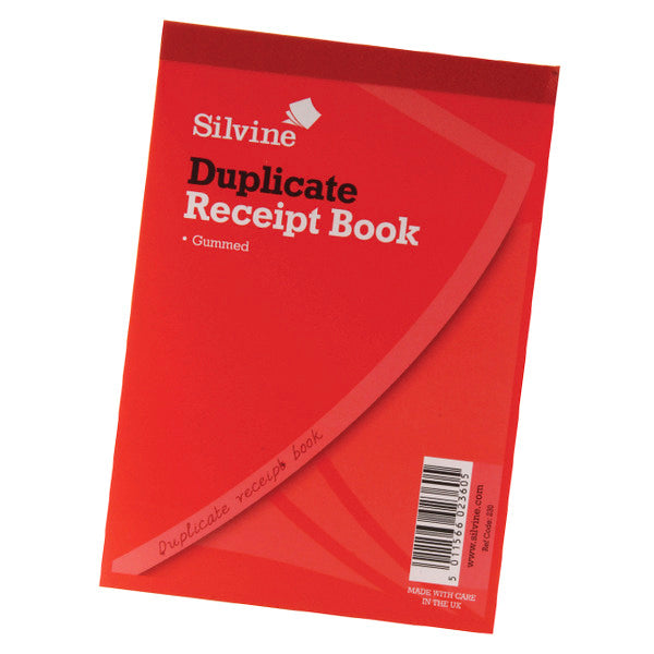 Silvine Duplicate Receipt Book
