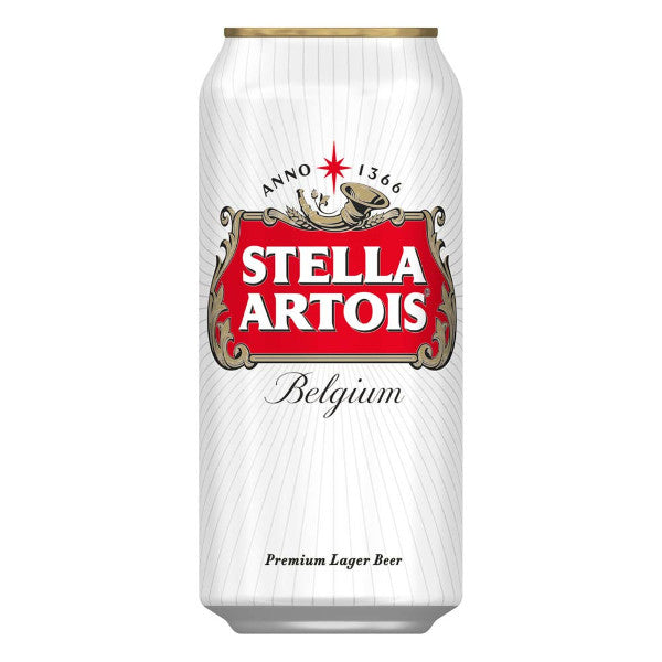 Stella Artois Premium Lager Beer - Can 500ml