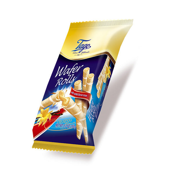 Tago Wafer Rolls with Vanilla Cream 150gr