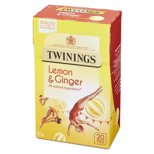 Twinnings Lemon & Ginger 20 Tea Bags