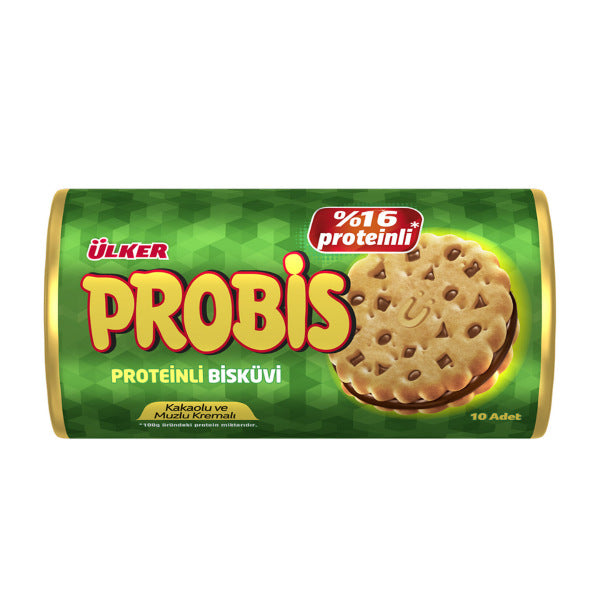 Ülker Probis Biscuits with Cocoa & Banana Cream x 10 - 280gr