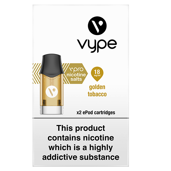 Vype ePod Cardriges - Golden Tobacco 18mg