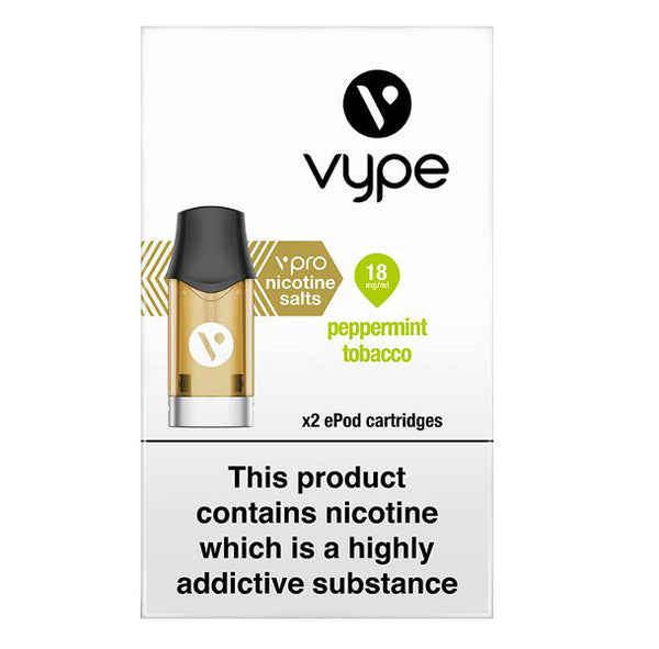 Vype ePod Cardriges - Papermint Tobacco 18mg
